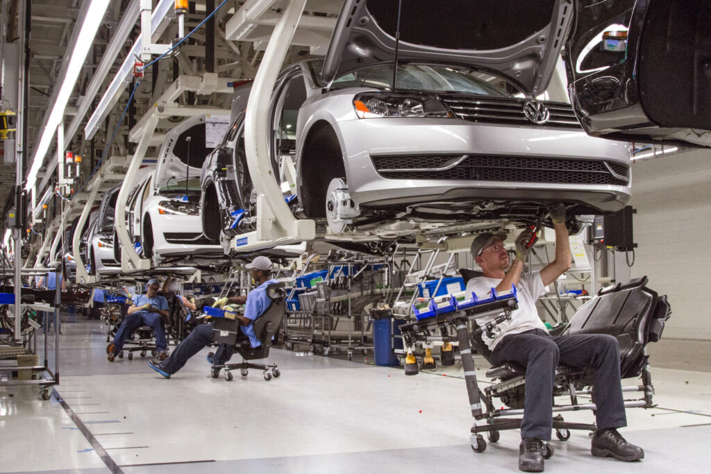 VW tehas koosteliin