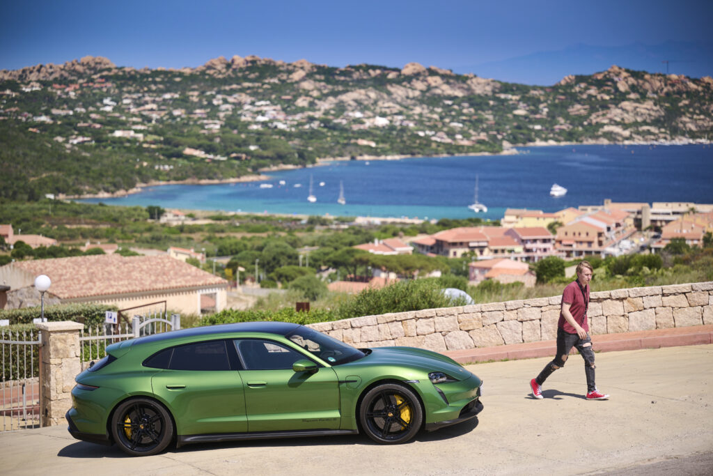 Porsche Taycan Sport Turismo, Sardiinia