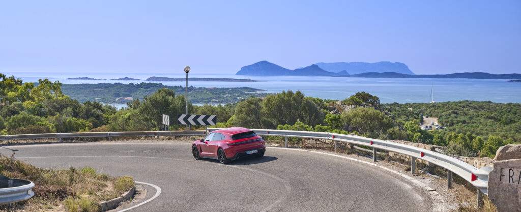 Porsche Taycan Sport Turismo, Sardiinia