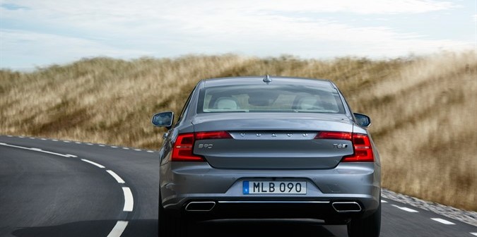 Location Rear Volvo S90 Mussel Blue