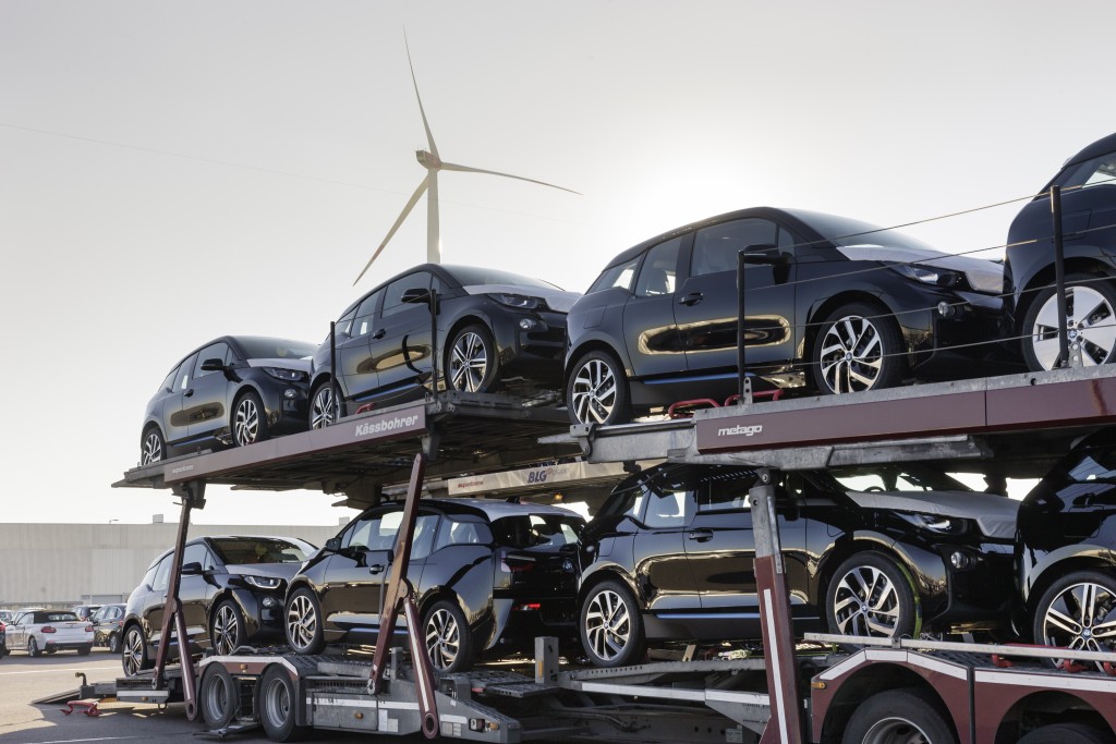 BMW i3 treileril