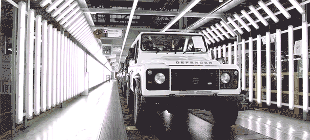 Land Rover Defender ehitamine