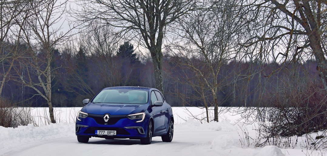 Talv, Renault, Megane GT, Sinine