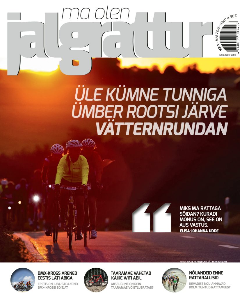ma olen jalgrattur esikaas