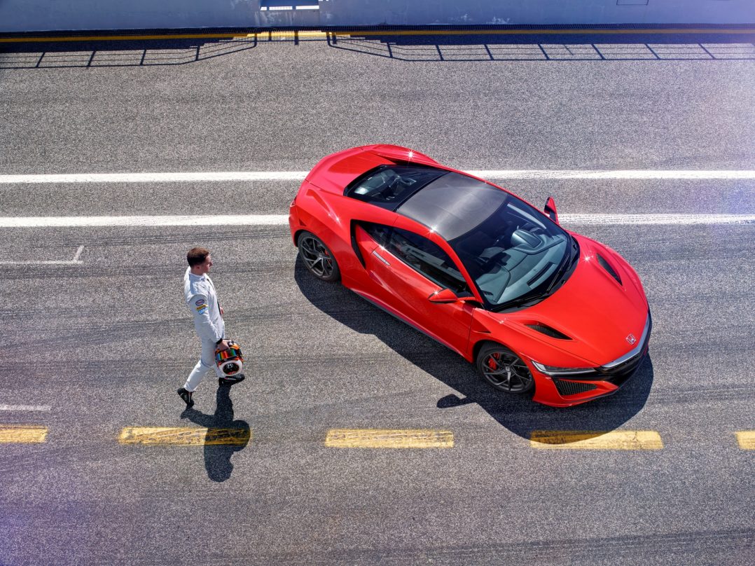 HONDA NSX CURVA RED