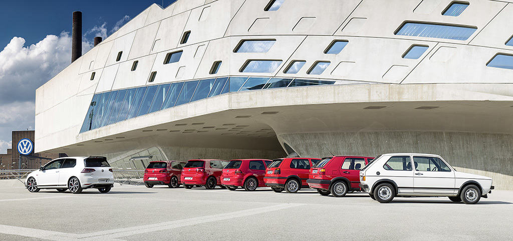 Volkswagen feiert den 40. Geburtstag des Golf GTI