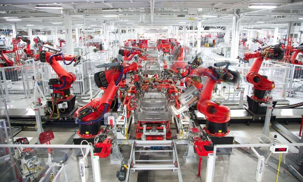 tesla fremont hiina