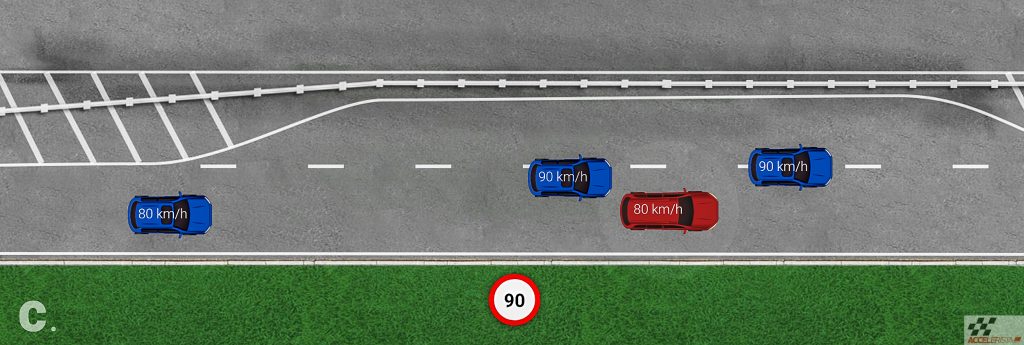 2+1 teelõik segadusseajav liiklusülesanne