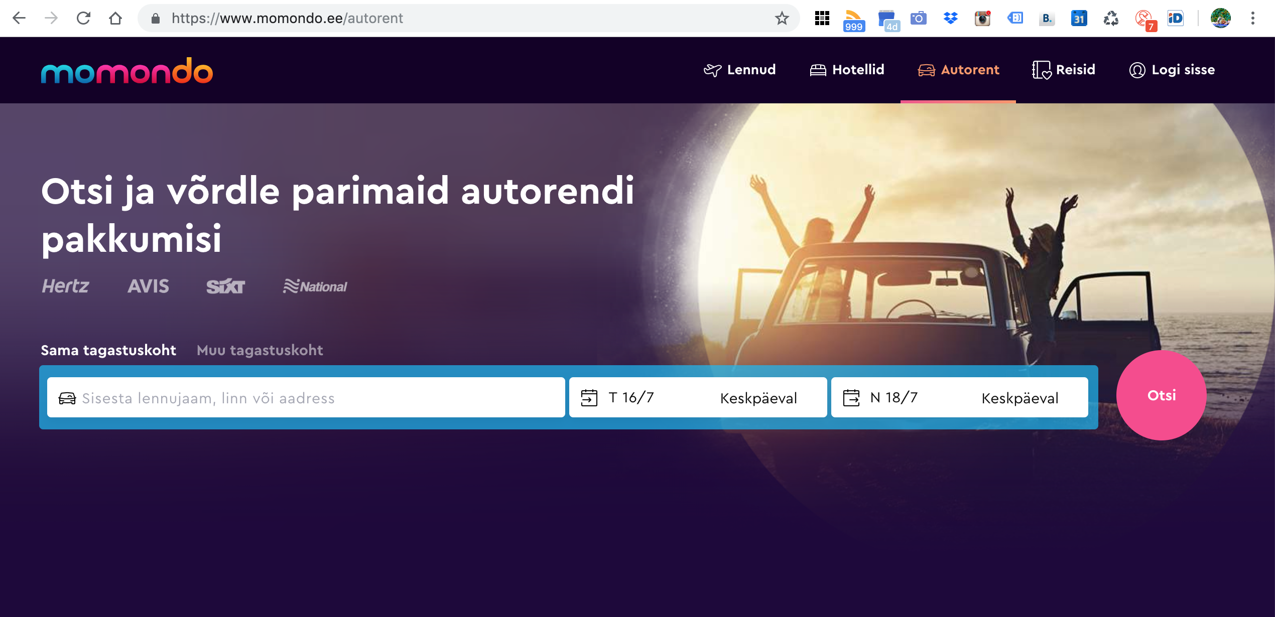 momondo autorent