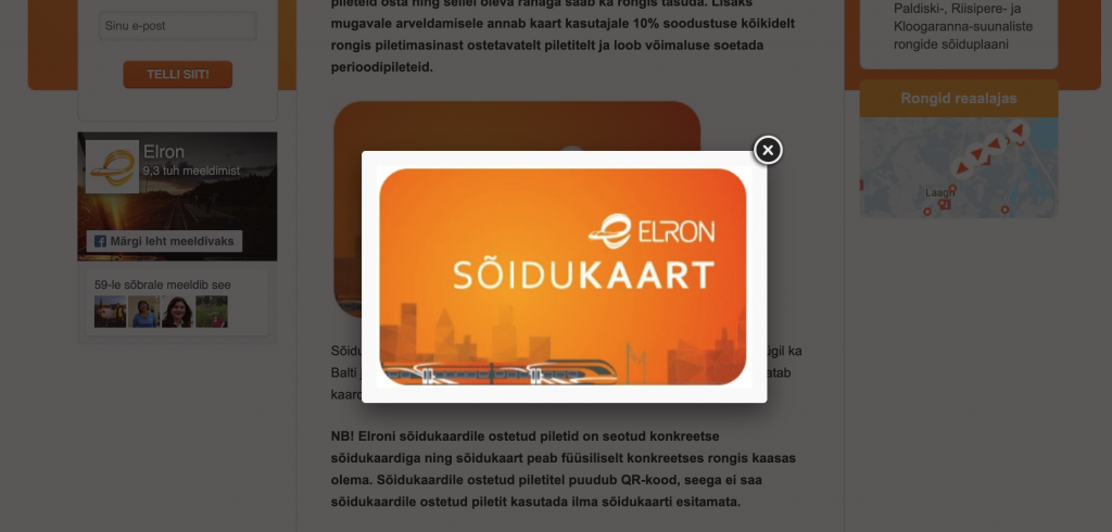 elron kaart