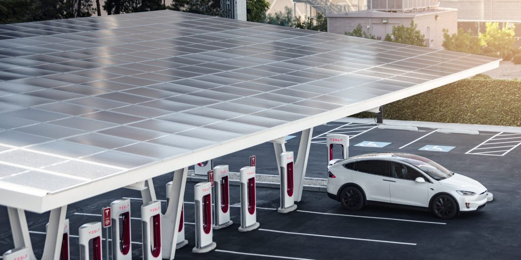 tesla v3 supercharger