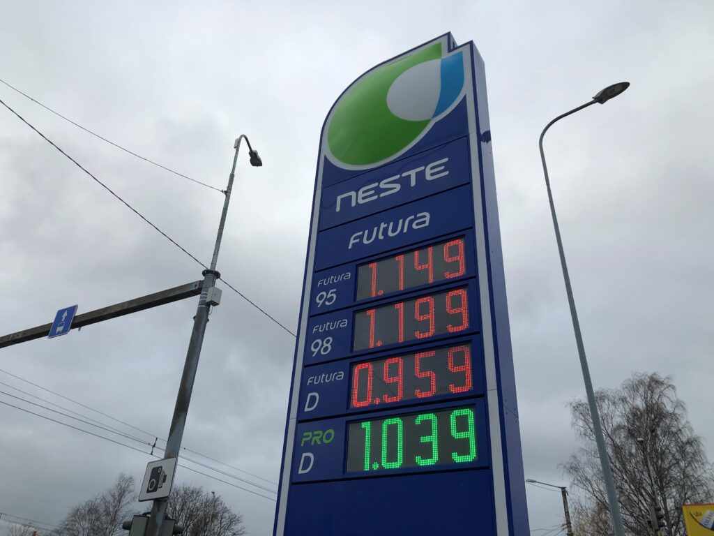 Neste kütusehinnad 27.11.2020