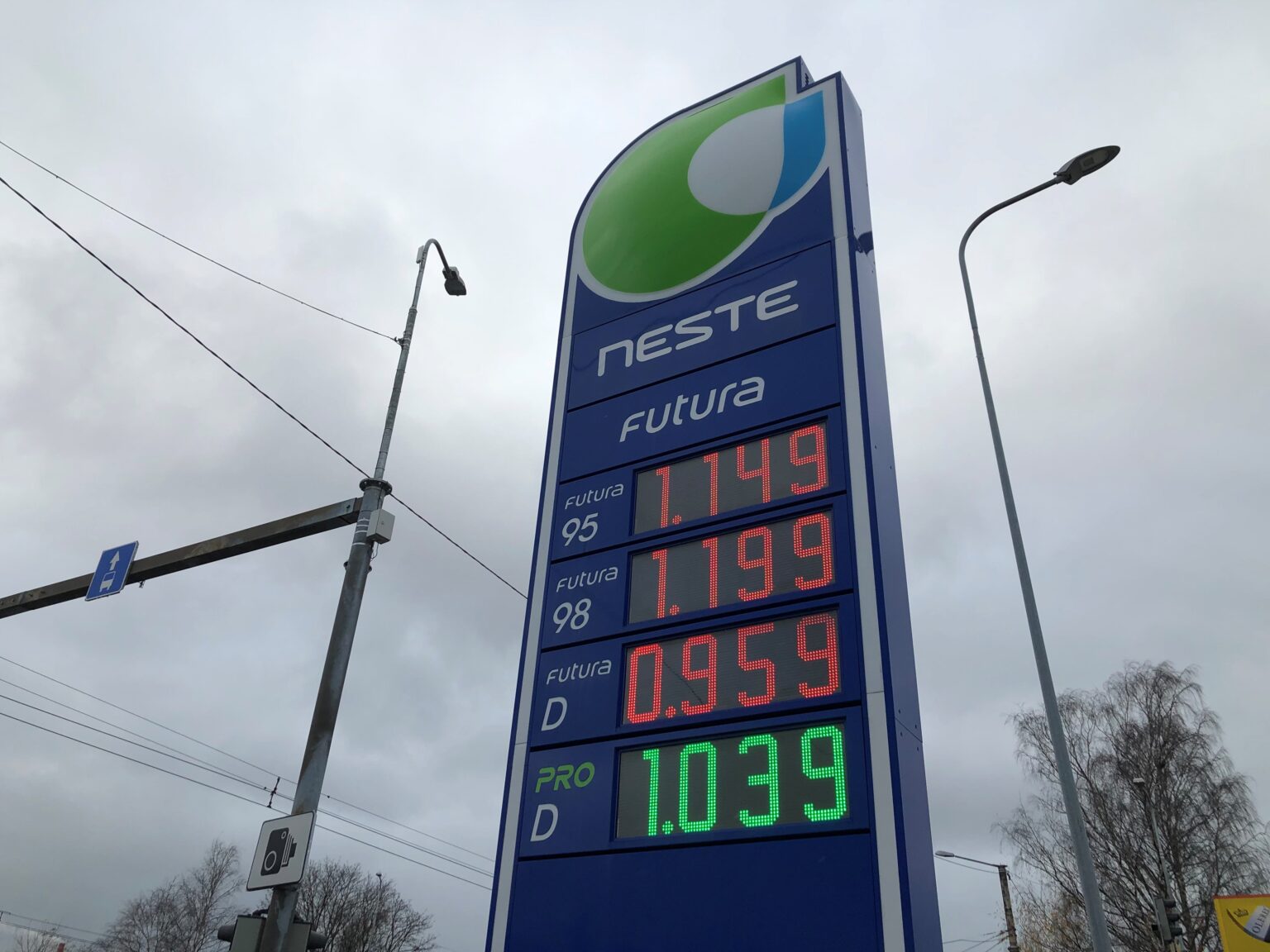 Neste kütusehinnad 27.11.2020