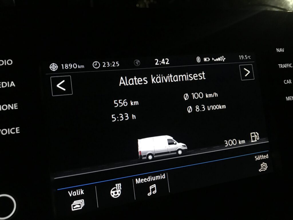 Crafter kütusekulu