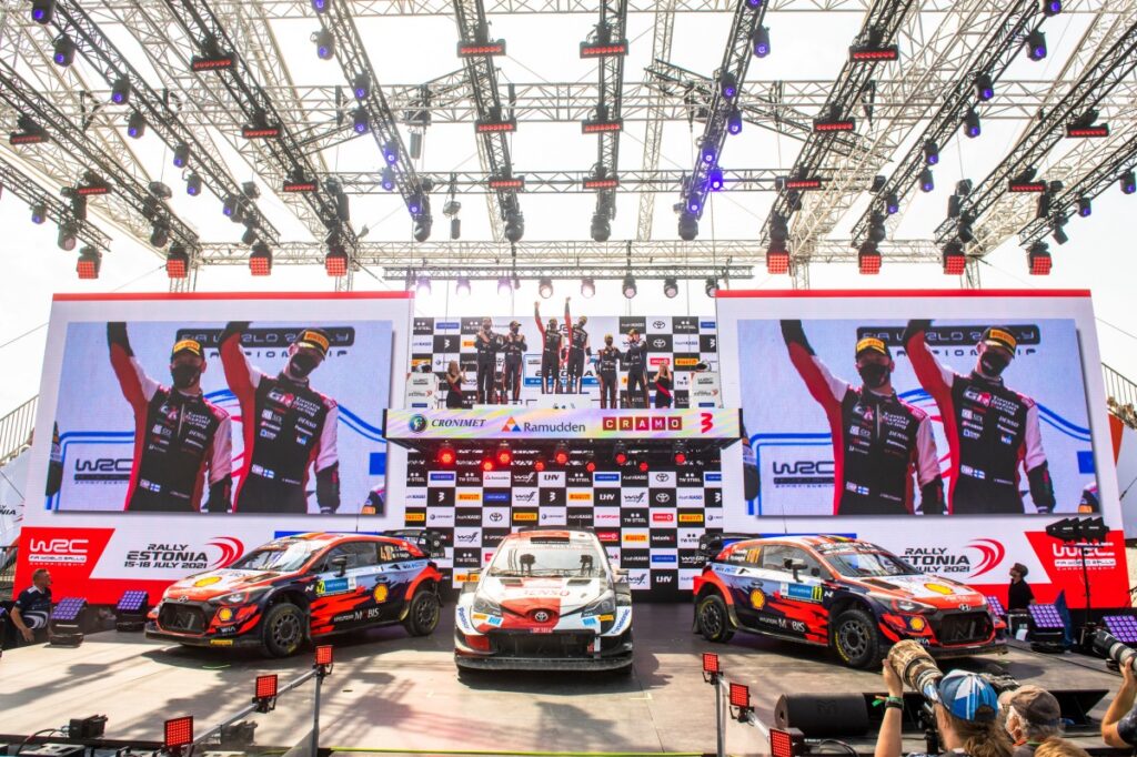 Rally Estonia poodium 2021