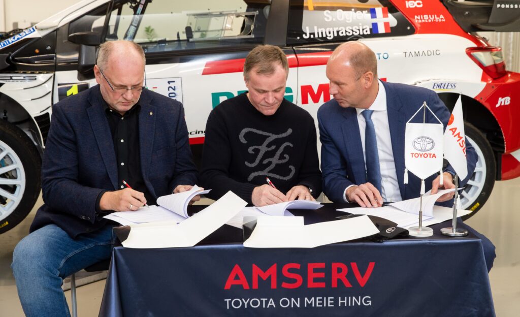 Tommi Mäkinen ja Amserv leping