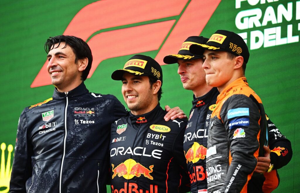F1 Imola poodium 2022