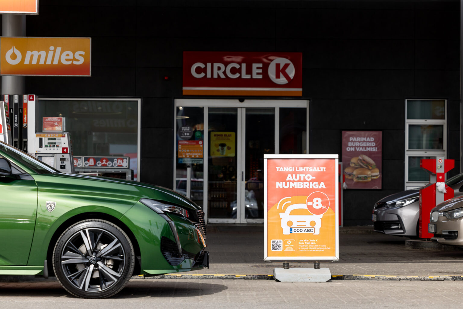 Circle K numbrimärgiga makse