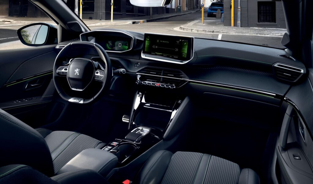 Peugeot 208 sõitjateruum