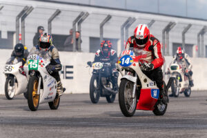 Motoringraja avaetapil oli stardis 13 ajaloolist ringrajatsiklit Motoringraja EMV 2025 Classic start, Helen Urbanik