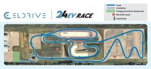 Eldrive 24H EV Race rajakaart