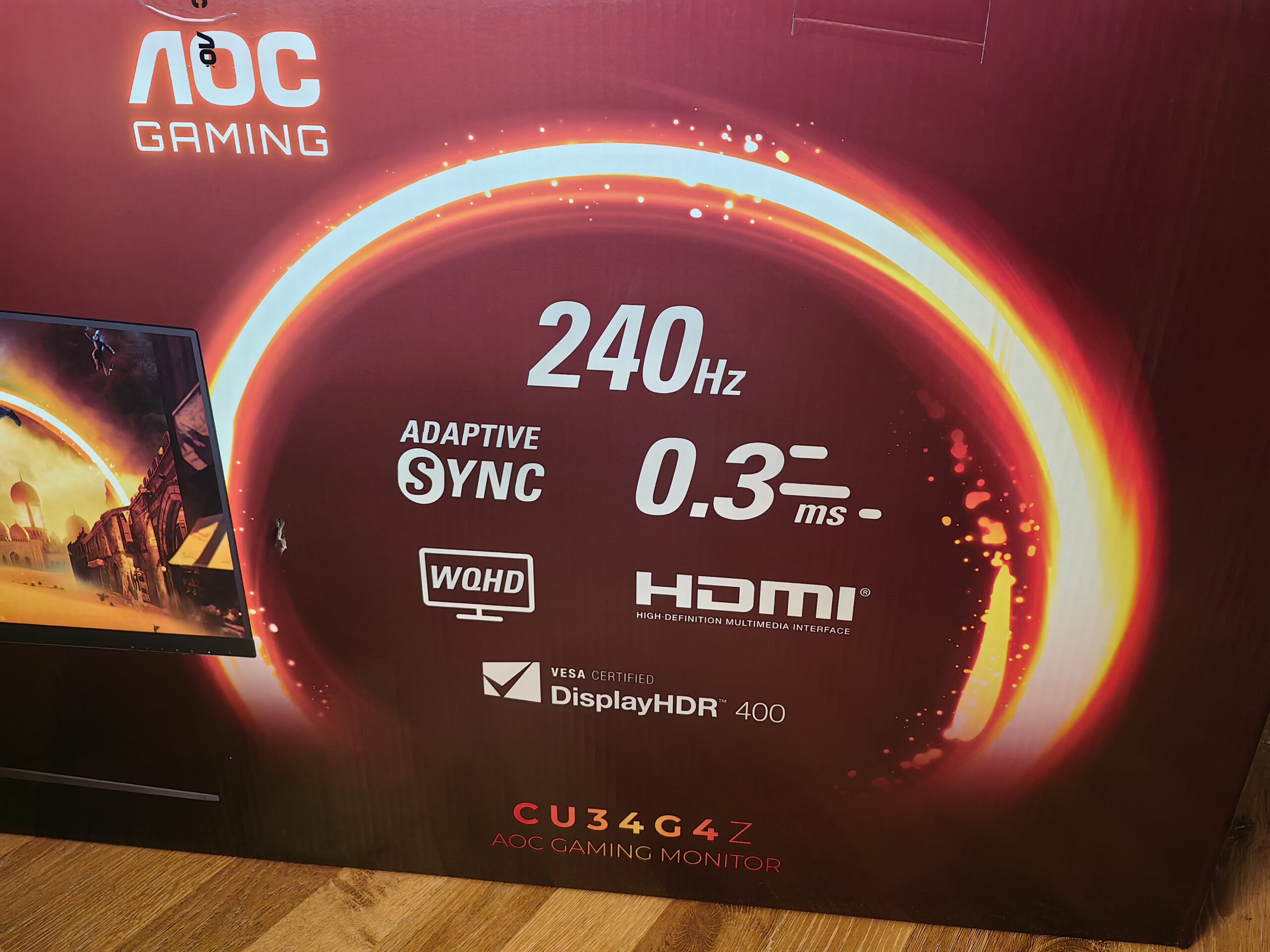 AOC CU34G4Z monitor